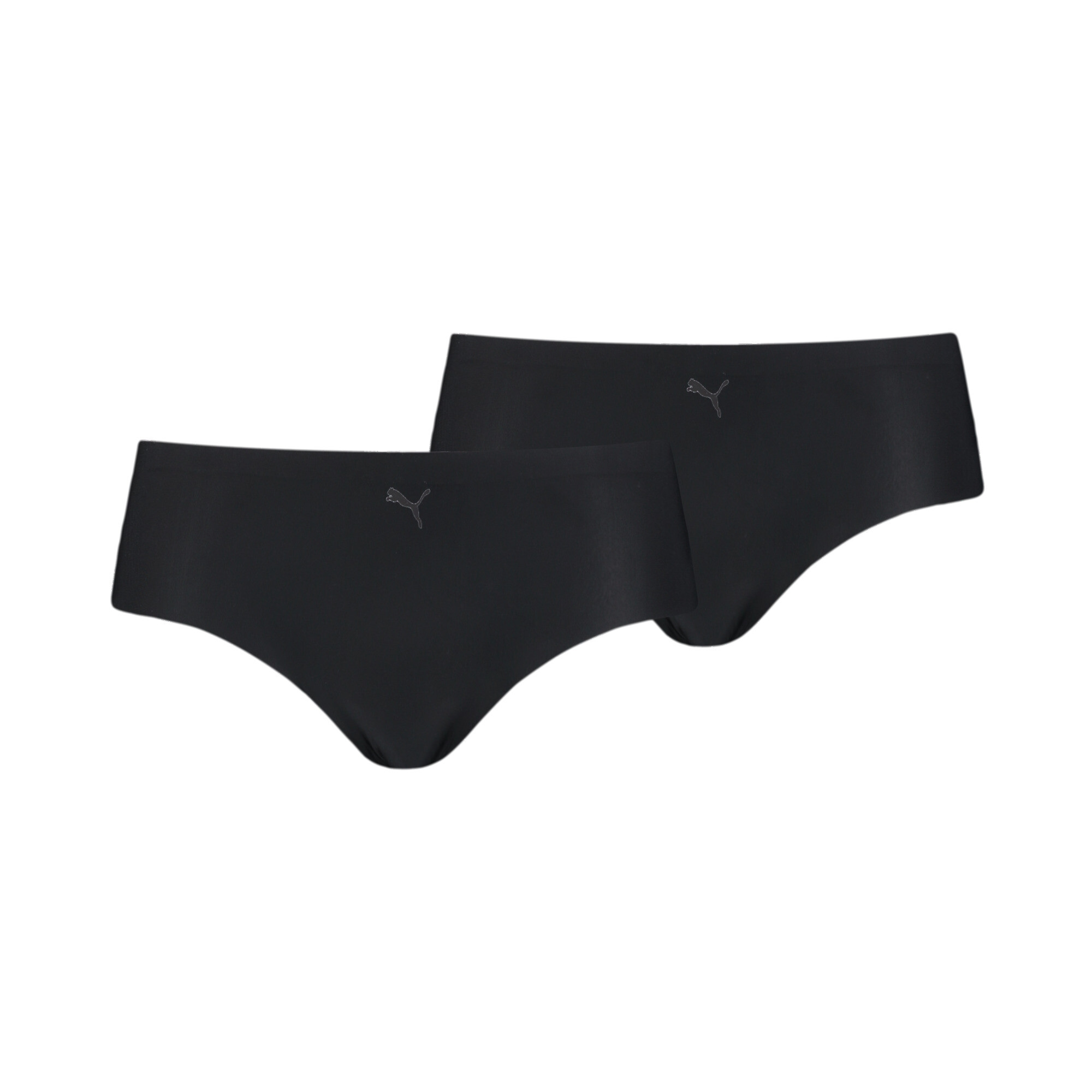 Women's PUMA Seamless Hipster 2 Pack In Black, Size Large