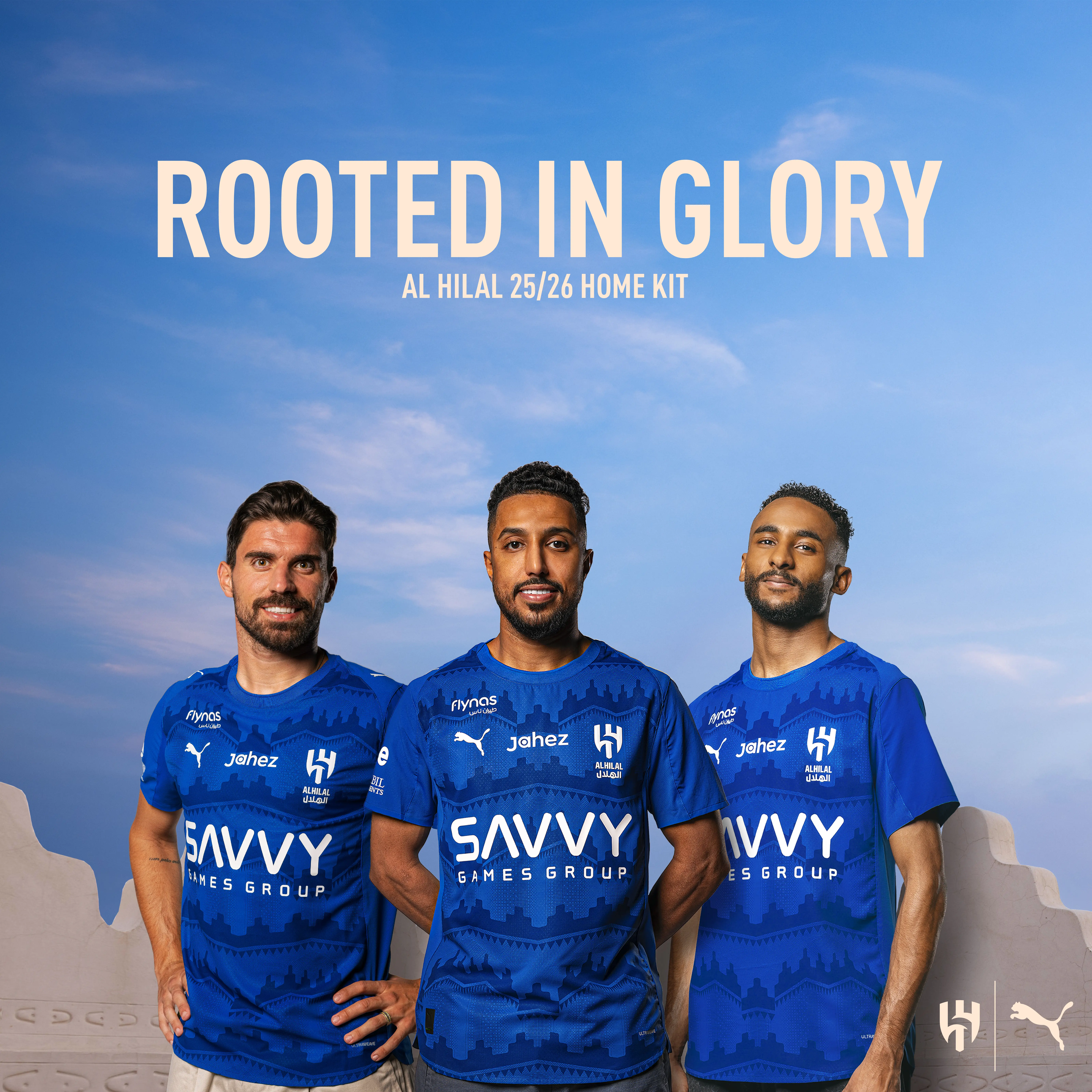 Al Hilal Puma ユニフォーム ULTRAWEAVE 青 PUMA KidSuper Al-Hilal Saudi FC 2025 Men's Home Club World