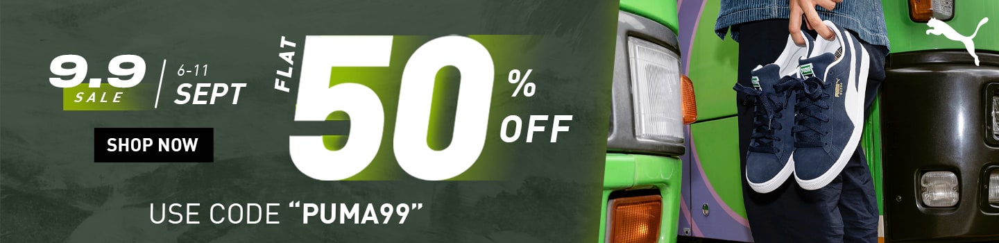 PUMA MY 9.9 Sale - 50% off everything!