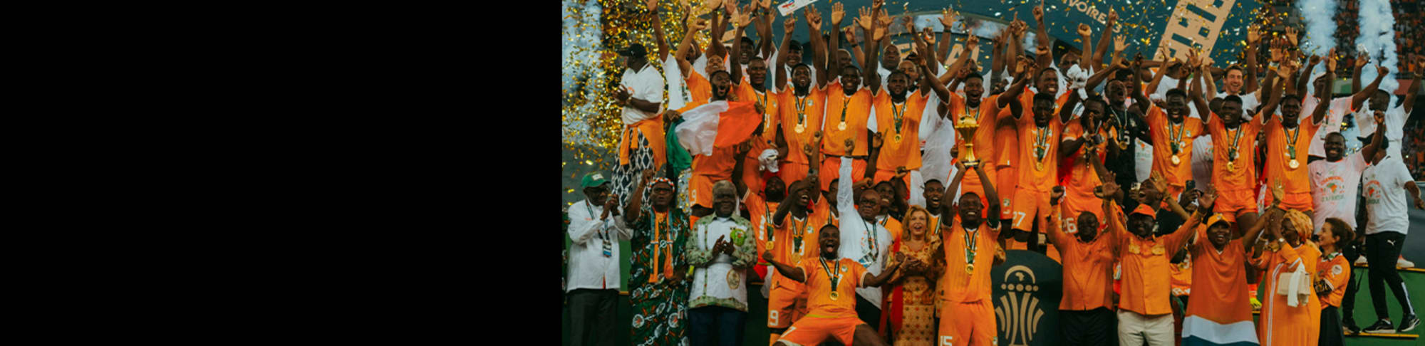 FOREVER. CÔTE D'IVOIRE. CHAMPIONS OF AFRICA