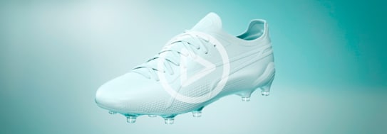 Plain white store football boots