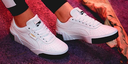 Puma cali femme noir et blanche