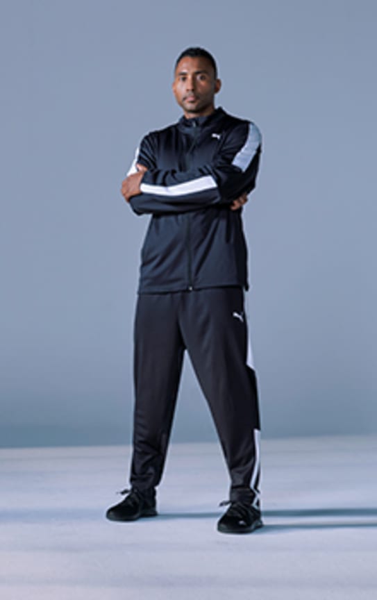 puma tracksuit navy blue
