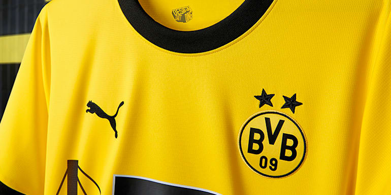 Borussia Dortmund 23/24 Heimtrikot Teenager | black | PUMA | Trainingsanzüge