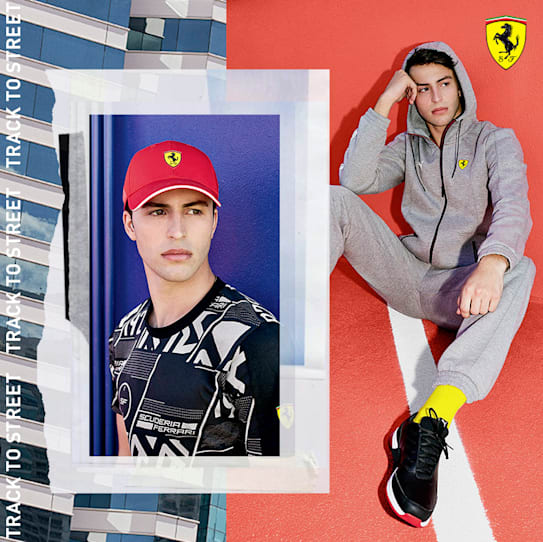 puma ferrari femme gris