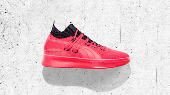 red and pink pumas