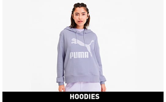 mauve puma hoodie