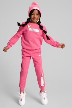 Small World Kids' Pom-Pom Beanie, Sunset Pink, extralarge