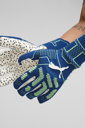 FUTURE Ultimate Negative Cut Football Goalkeeper Gloves, Persian Blue-Pro Green, extralarge-GBR