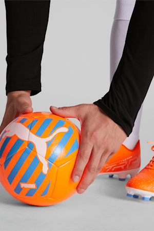 Big Cat Soccer Ball, Ultra Orange-Blue Glimmer, extralarge