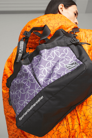 PUMA x PLEASURES Tote Bag, PUMA Black-Purple Charcoal-Pantone 688C, extralarge-GBR
