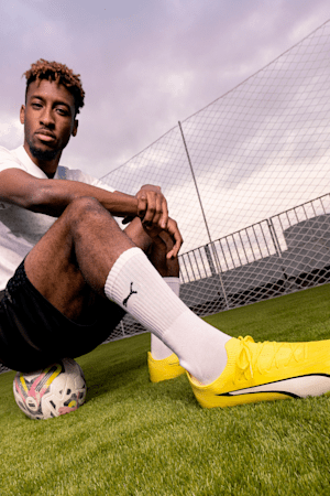 Chaussures de soccer avec crampons ULTRA ULTIMATE FG/AG, Yellow Blaze-PUMA White-PUMA Black, extralarge