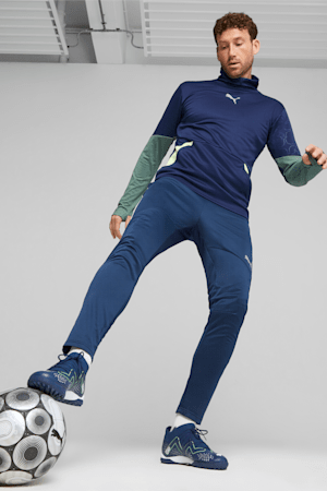 FUTURE MATCH TT Men's Football Boots, Persian Blue-PUMA White-Pro Green, extralarge-GBR