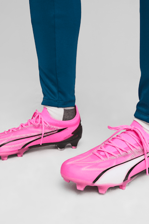 ULTRA ULTIMATE FG/AG Women's Soccer Cleats, Poison Pink-PUMA White-PUMA Black, extralarge