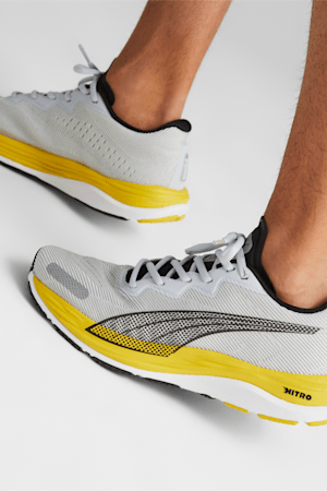 Velocity NITRO™ 2 Men's Running Shoes, Platinum Gray-Fresh Pear, extralarge-GBR