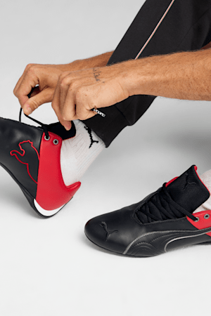 Scuderia Ferrari Future Cat OG Motorsport Shoes, PUMA Black-Rosso Corsa, extralarge