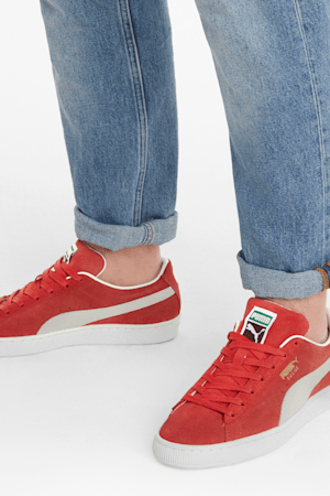 Suede Classic XXI Trainers, High Risk Red-Puma White, extralarge-GBR