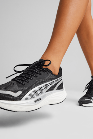 Velocity NITRO™ 3 Women's Running Shoes, PUMA Black-PUMA Silver-PUMA White, extralarge-GBR