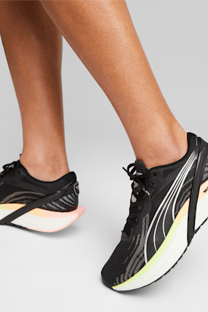 Run XX NITRO™ 2 Women's Running Shoes, PUMA Black-Koral Ice-Speed Green-PUMA Silver, extralarge