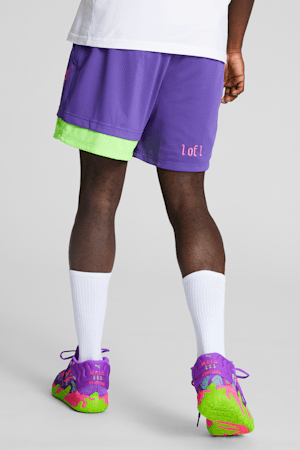PUMA x LAMELO BALL MB.03 Toxic Men's Basketball Shoes, Purple Glimmer-Green Gecko, extralarge
