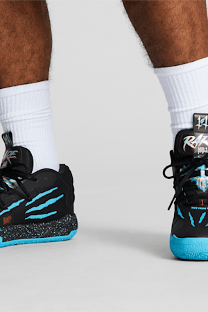 Chaussures de basketball PUMA x LAMELO BALL MB.03 Blue Hive, homme, PUMA Black-Bright Aqua, extralarge