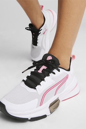 PWRFrame TR 3 Women's Training Shoes, PUMA White-Garnet Rose-Fast Pink, extralarge-GBR