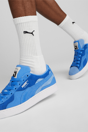 Sneakers Suede Camowave Earth, Dusky Blue-Blue Glimmer-Day Dream, extralarge