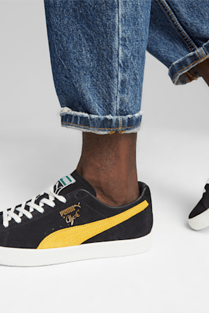 Clyde OG Sneakers, PUMA Black-Yellow Sizzle, extralarge-GBR