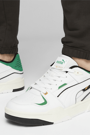 Slipstream Bball Sneakers, PUMA White-Archive Green, extralarge