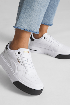 Sneaker en cuir PUMA Cali Court Femme, PUMA White-PUMA Black, extralarge