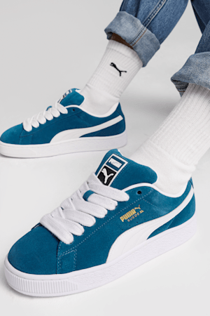 PUMA Suede Classic Pastime Mens Lifestyle Shoes Blue 387060 02