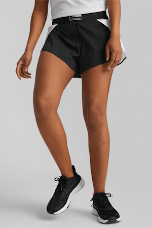 PUMA Fit Fashion Flow Women's Training Shorts, PUMA Black, extralarge
