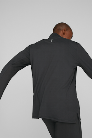 Run Favourite Quarter-Zip Running Top Men, PUMA Black, extralarge-GBR