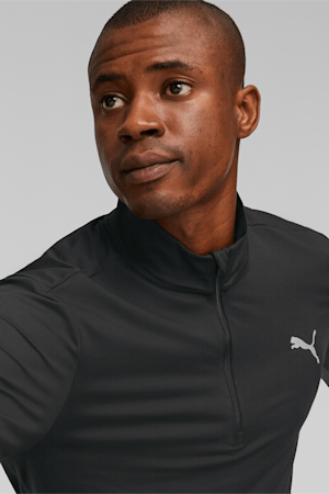 Run Favourite Quarter-Zip Running Top Men, PUMA Black, extralarge-GBR