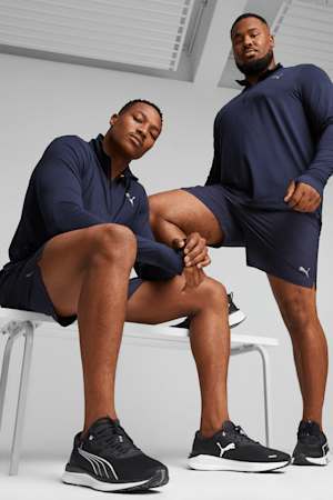 Run Favorite Men's Quarter-Zip Running Top, PUMA Navy, extralarge