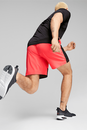 Run Favourite Velocity 7'' Running Shorts Men, Fire Orchid, extralarge