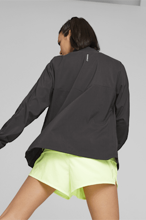 Run Favourite Woven Running Jacket Women, PUMA Black, extralarge-GBR