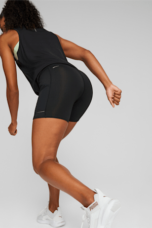 RUN FAVOURITE Tight Running Shorts Women, PUMA Black, extralarge