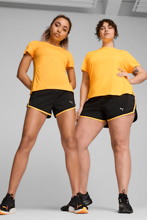 Run Favourite Velocity 3'' Running Shorts Women, PUMA Black-w Sunstream, extralarge-GBR