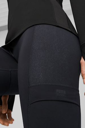 SEASONS Women's Full-Length Trail Running Tights, PUMA Black-PUMA Black, extralarge