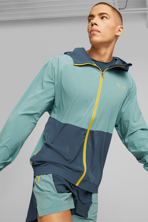 PUMA x FIRST MILE Woven Men's Running Jacket, Dark Night-Adriatic, extralarge