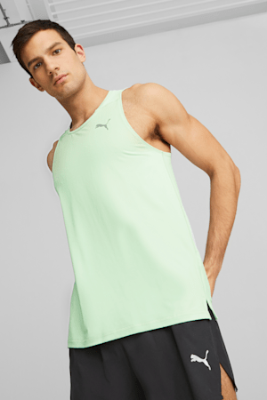 Run CLOUDSPUN Singlet Men, Light Mint, extralarge