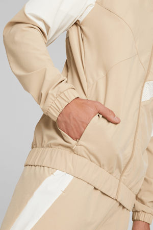 PUMA x CIELE Running Tracksuit Jacket, Dusty Tan, extralarge