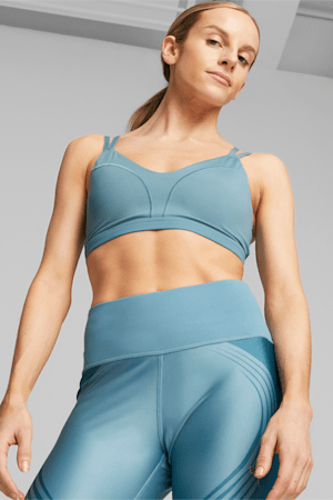 EVERSCULPT Women's Low Support Training Bra, Bold Blue, extralarge-GBR