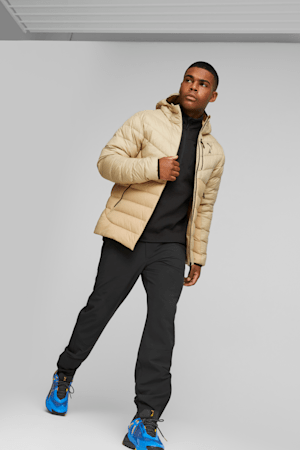SEASONS Men's Down Jacket, Sand Dune, extralarge
