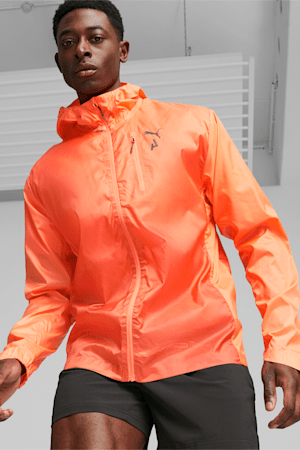 SEASONS Men's Lightweight Running Jacket, Hot Heat-AOP, extralarge-GBR