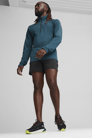 SEASONS Long Sleeve Men's Running Shirt, Ocean Tropic, extralarge-GBR