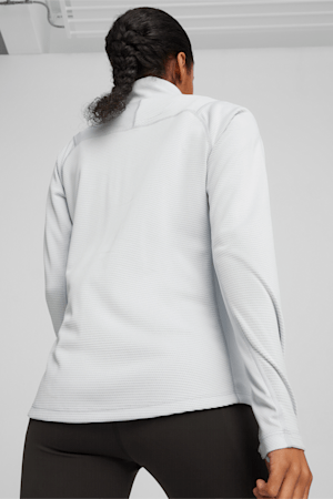 SEASONS Long Sleeve Women's Running Shirt, Silver Mist, extralarge-GBR