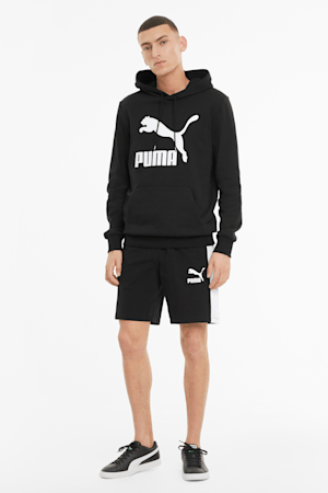 Classics Mens' Logo Hoodie, Puma Black, extralarge