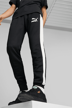 Iconic T7 Men's Track Pants, Puma Black, extralarge-GBR